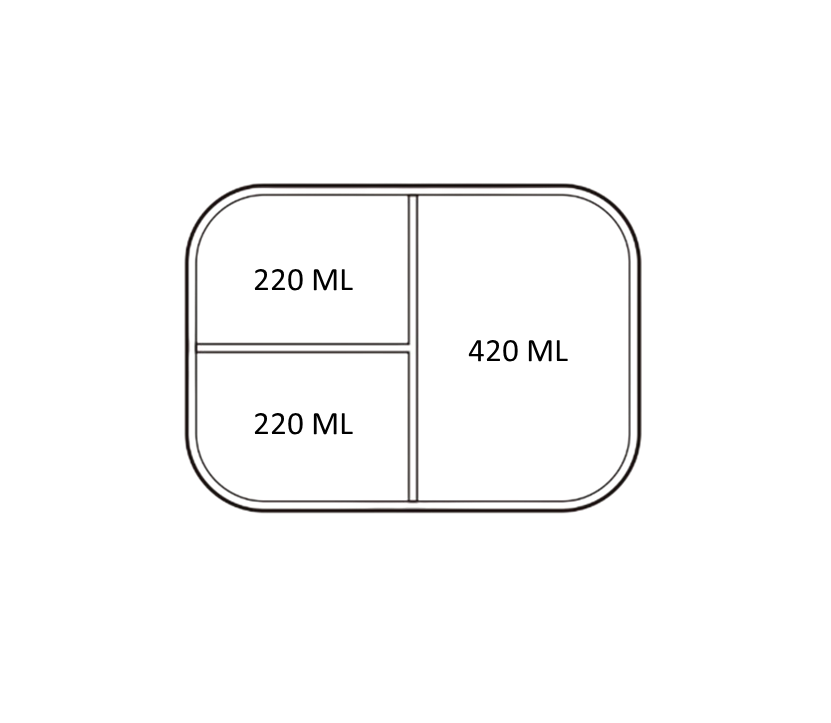 BENTO3 Mix & Match - Pink